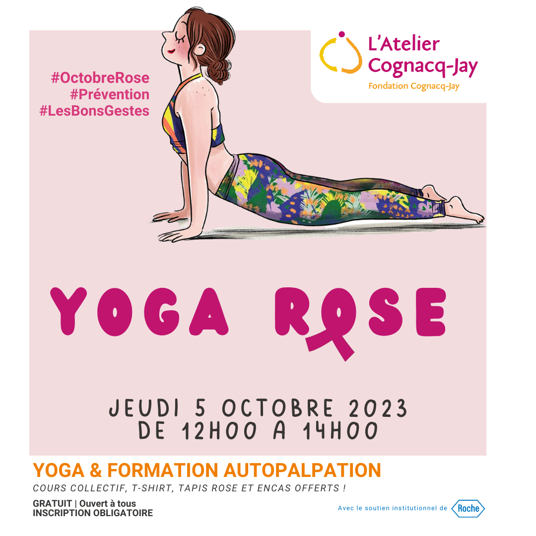 affiche yoga rose